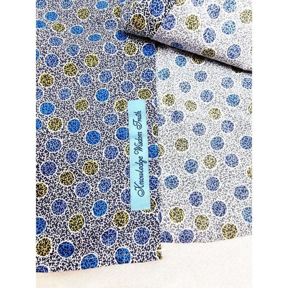 Robert Graham Classic Fit Mens Small Large Polka Dots Short Cuffed Sleeve Shirt - Picture 9 of 11